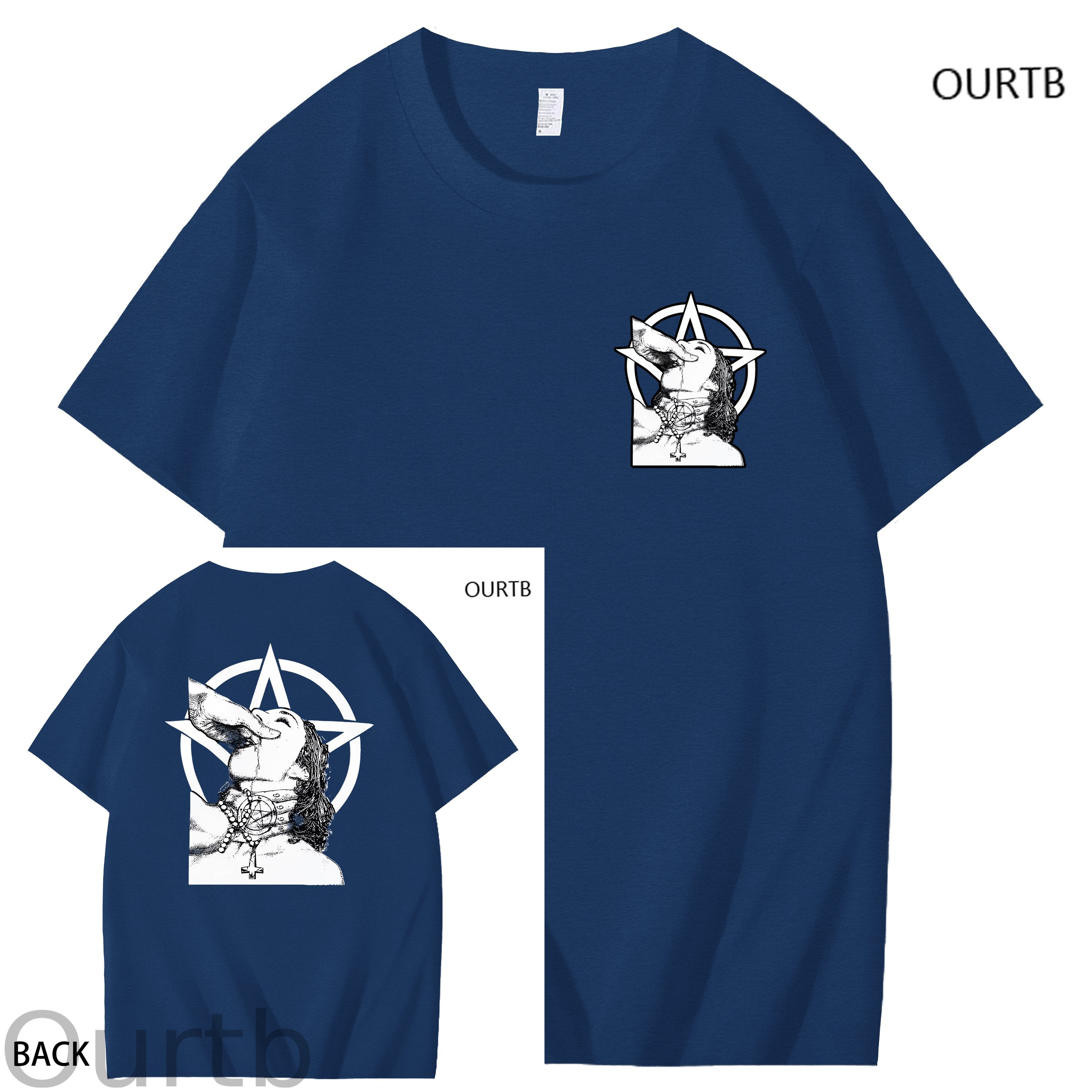 Haywood Satanic Nun Faith Funny Adult Art Pattern Print T-Shirt