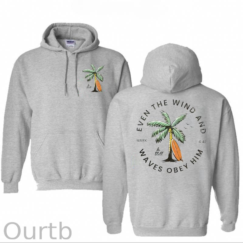 Be Still Pattern Print  100% 300g Cotton Classic Hoodie