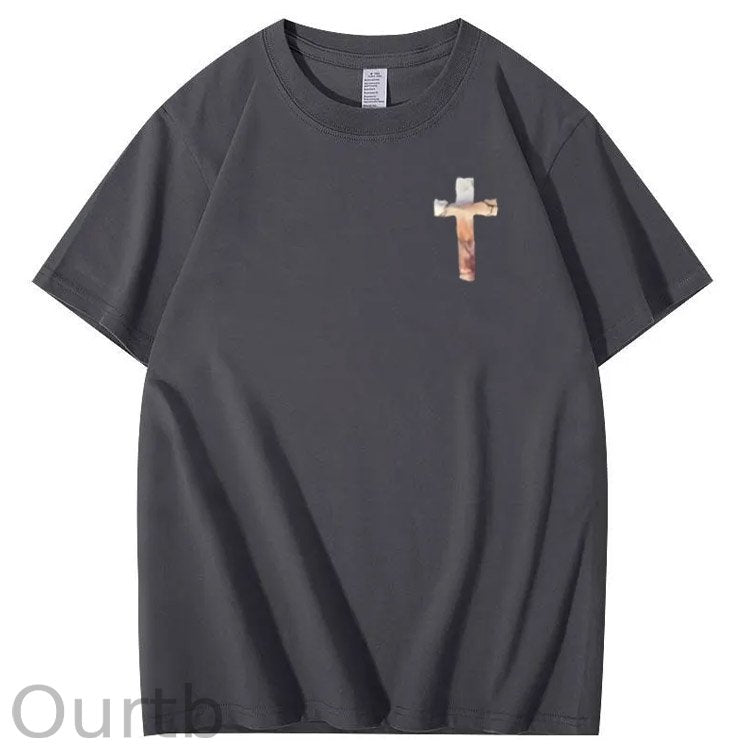 God Turns Broken Pieces Into Masterpieces Christian Pattern Crew Neck T-Shirt