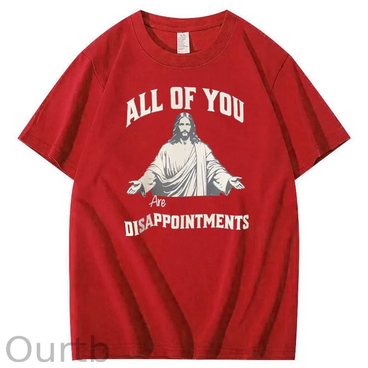 All Of  You Pattern Print Crew Neck T-Shirt