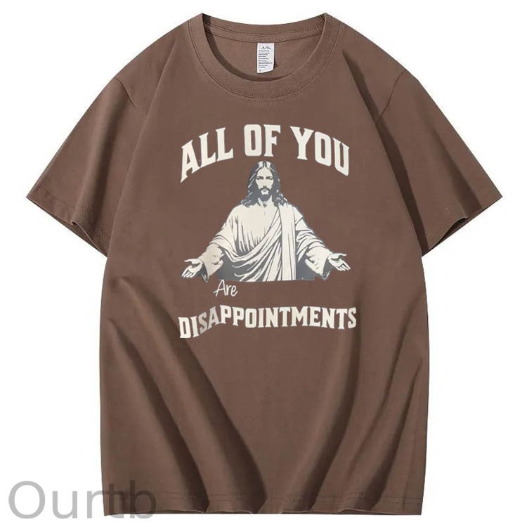 All Of  You Pattern Print Crew Neck T-Shirt