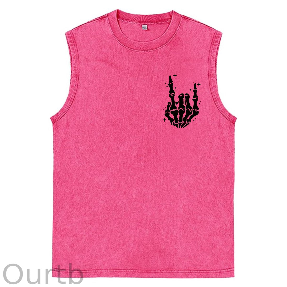 Just A Dad Who Always Came Back With The Milk Print Washed Cotton Sleeveless Tank Tops