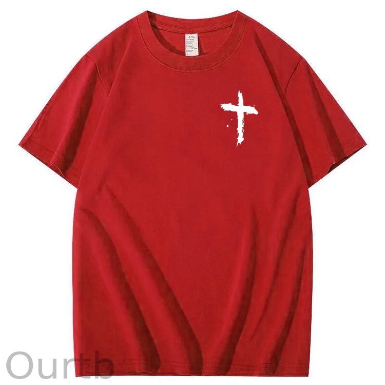 Psalms 91 Pattern 100&Cotton Print T-Shirt