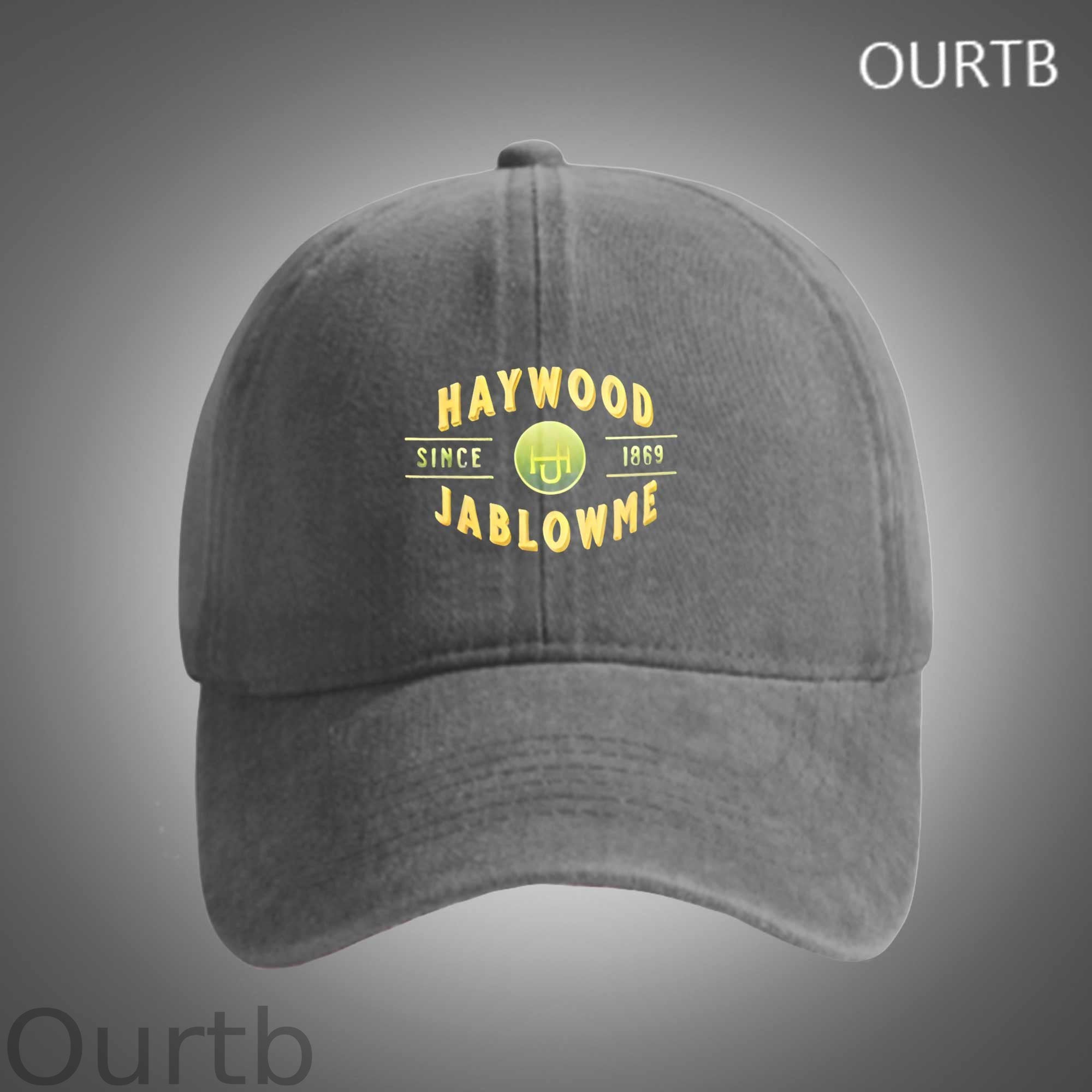 Haywood Jablowme Since 1869 Timber Co Funny Art Print Unisex Distressed Cotton Washed Art Print Hat