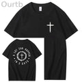 A Lot Can Happen  In 3 Days Pattern Print Crew Neck T-Shirt