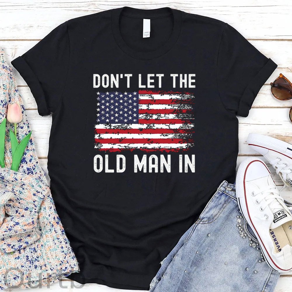 Don't Let The Old Man In  Pattern Round-Neck T-Shirt