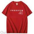 Freedom Pattern100% Cotton T-Shirt