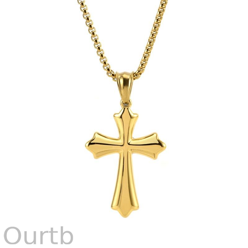 Vintage Casual Cross Necklace 14532835TO