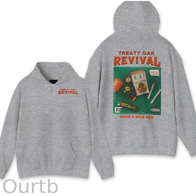 Treaty Oak Revival 100% Cotton Hooded Sweatshirt
