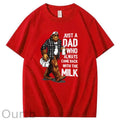 Just A Dad Who Always Came Back With The Milk T-Shirt
