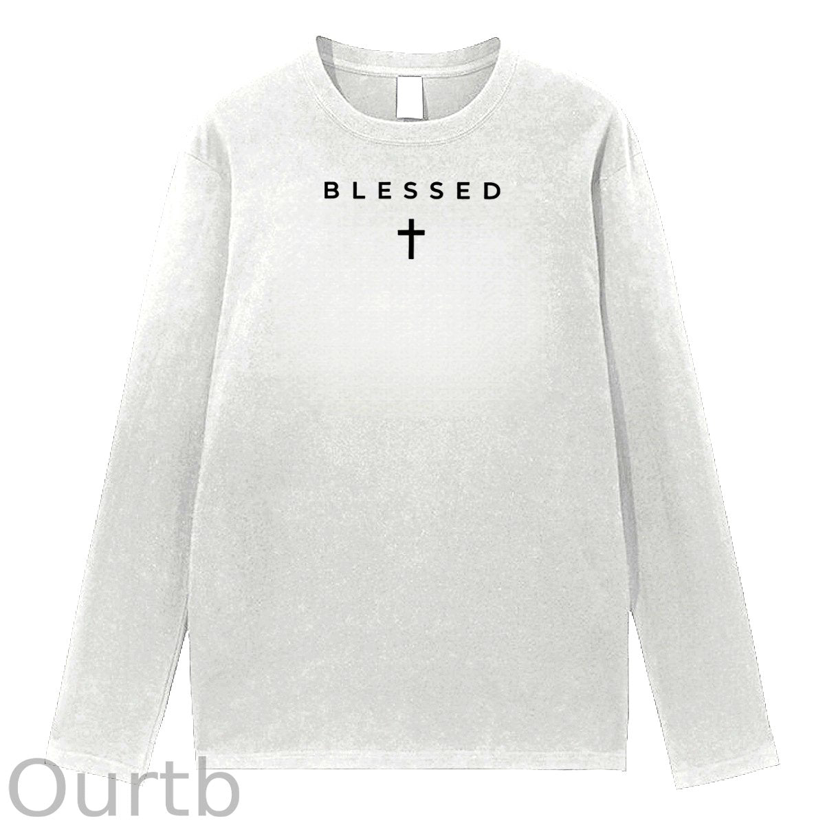 Cross Blessed 100% Cotton Long Sleeve T-Shirt