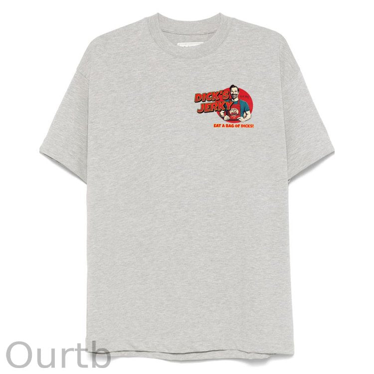 Dick’s Jerky Pattern Print Crew Neck T-Shirt