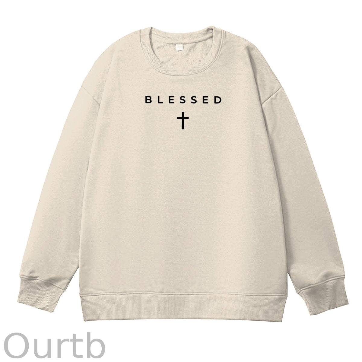 Cross Blessed 100% Cotton Sweatshirt