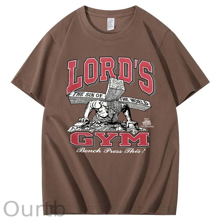 Vintage 1990s Lord's GYM His Pain Your Gain Jesus 100% Cotton T-Shirt