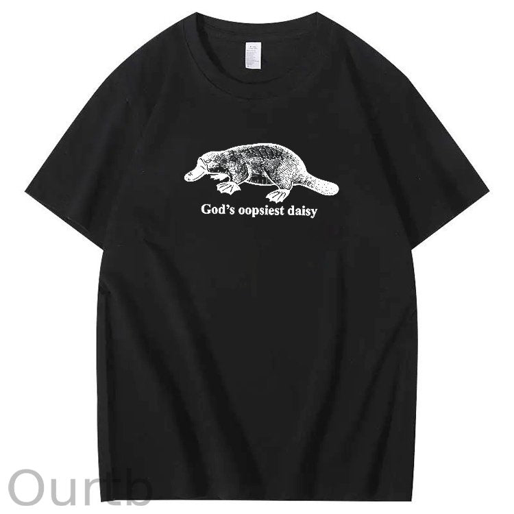 God's Oopsiest Daisy Print Crew Neck T-Shirt