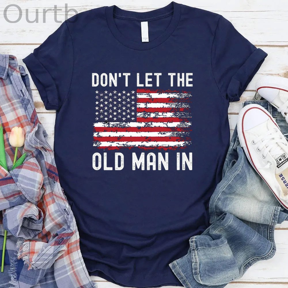 Don't Let The Old Man In  Pattern Round-Neck T-Shirt