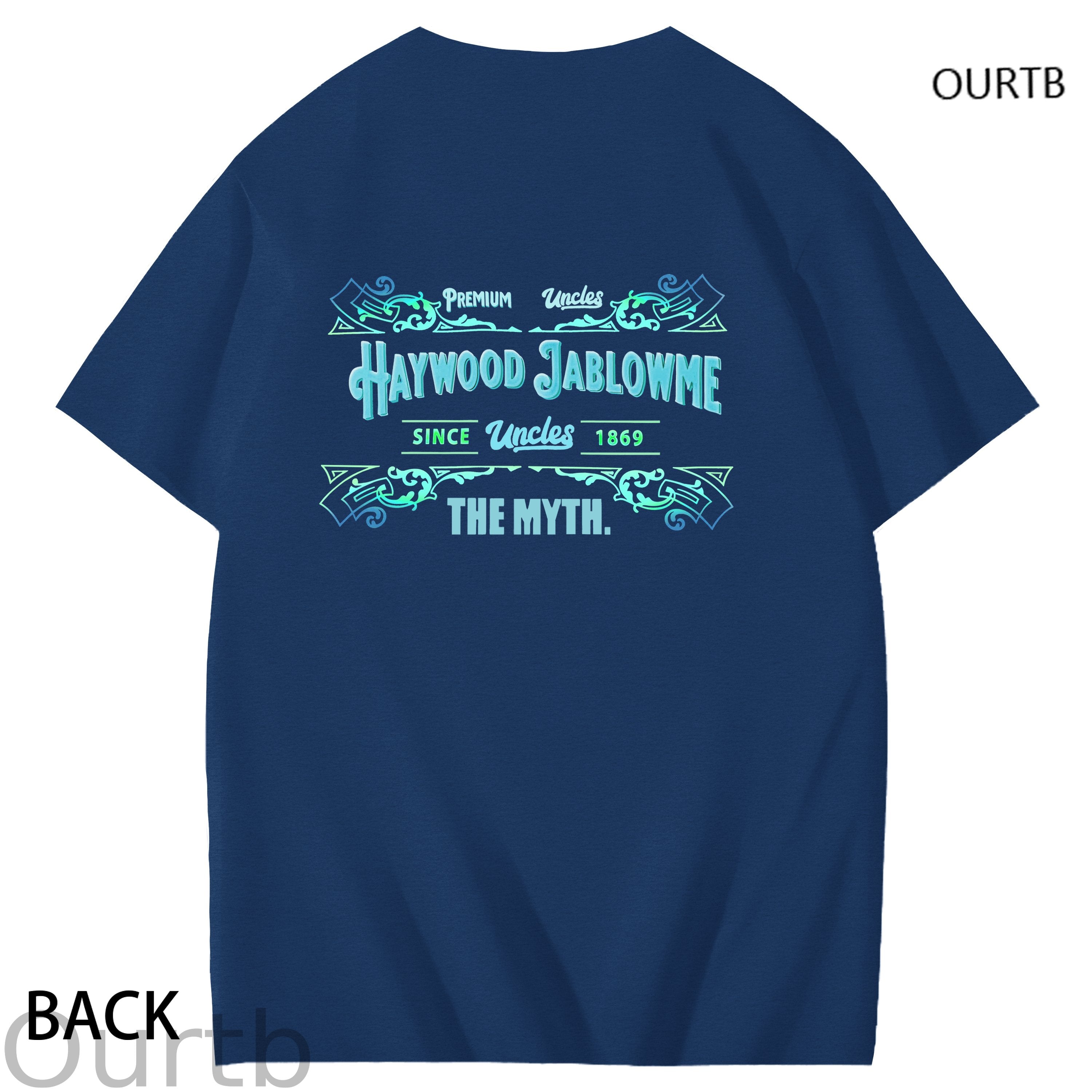 Premium Uncles Haywood Jablowme Since 1869 Uncles The Math Funny Adult Art Pattern Print T-Shirt