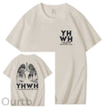 Yhwh Lung Breathing Bible Christian God Faith Jesus Art Pattern Print T-Shirt