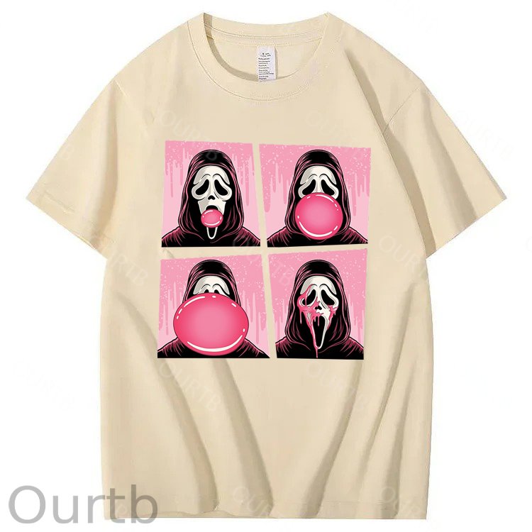 Chewing Gum Bubbles Halloween 100% Cotton T-Shirt