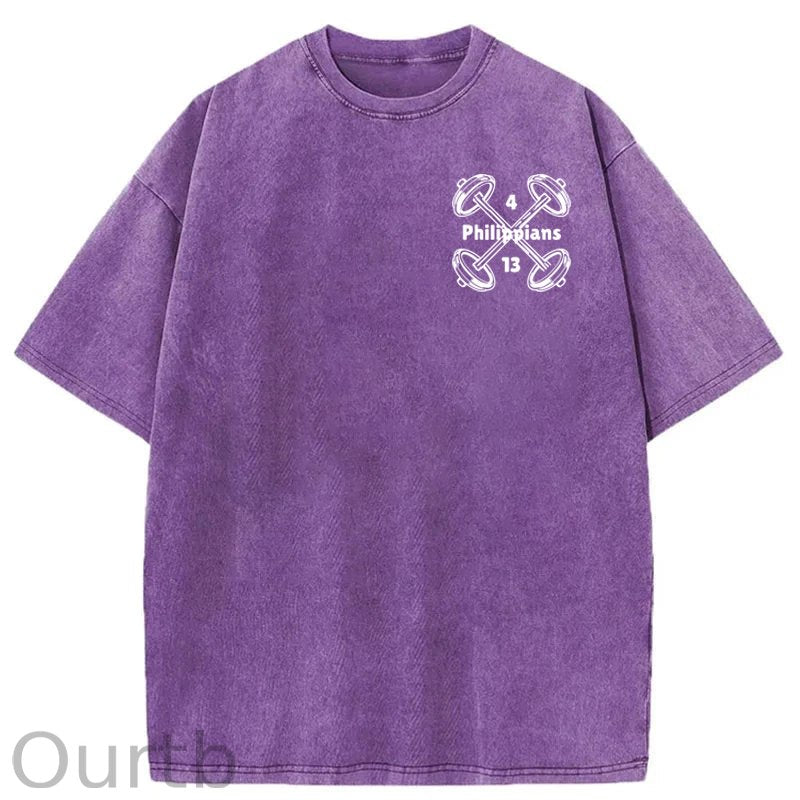 Not By My Strength Washed Cotton T-Shirt