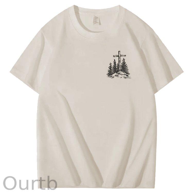Follow The Word Not The Herd Bible Christian God Faith Jesus Art Pattern Print T-Shirt