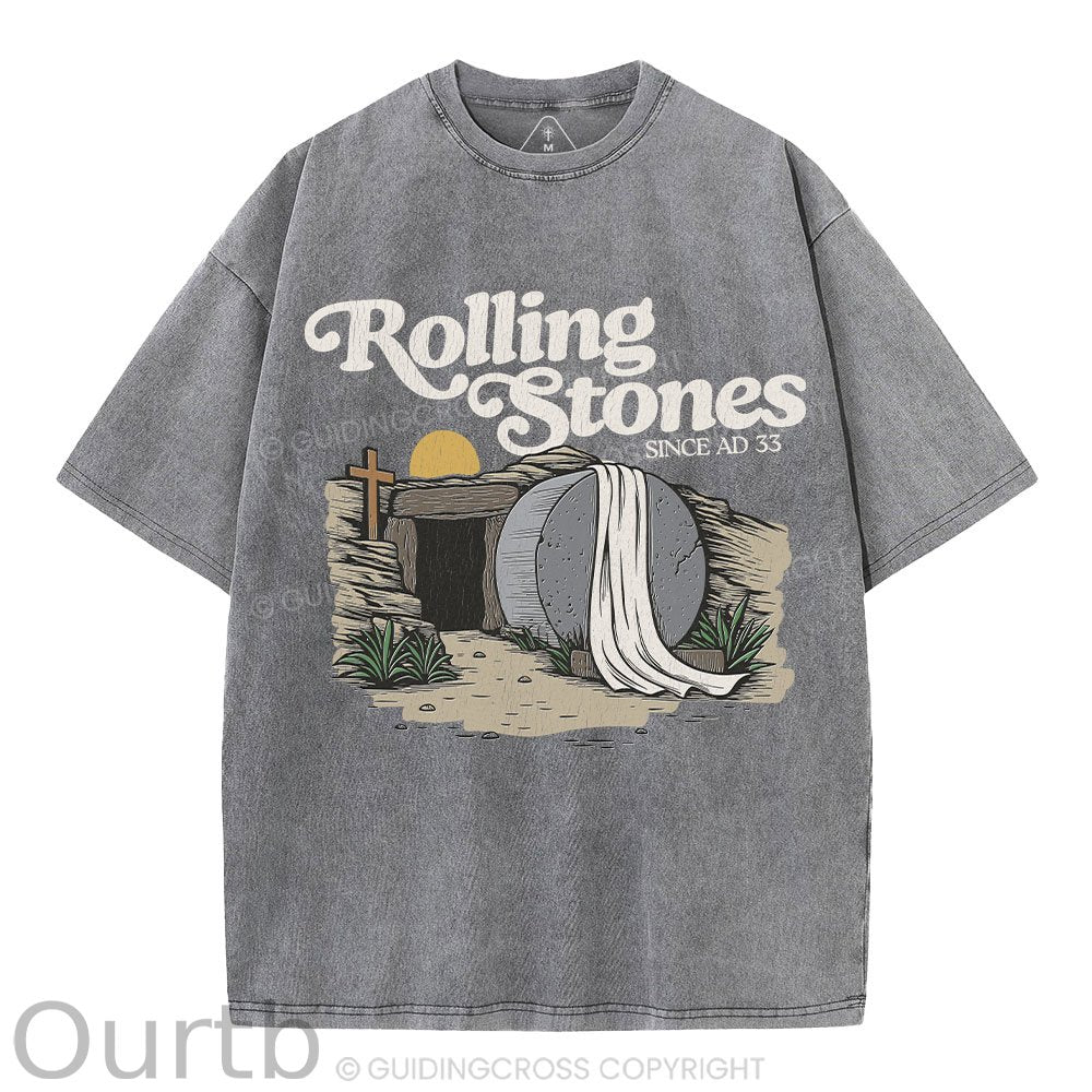 Rolling Stone Christian Washed T-Shirt