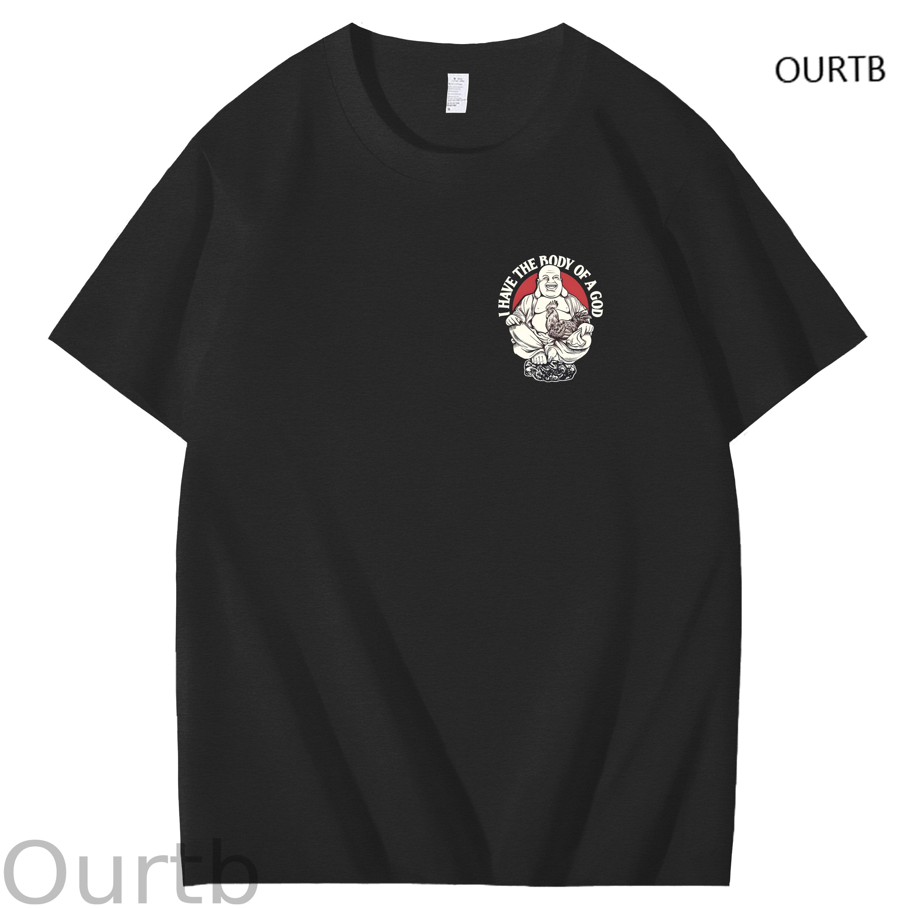 I Have The Body Of A God Funny Adoult Art Pattern Print T-Shirt