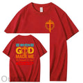 When God Made Me He Grinned  And Said This'll Be Fun Funny Pattern  Print 100%Cotton T-Shirt