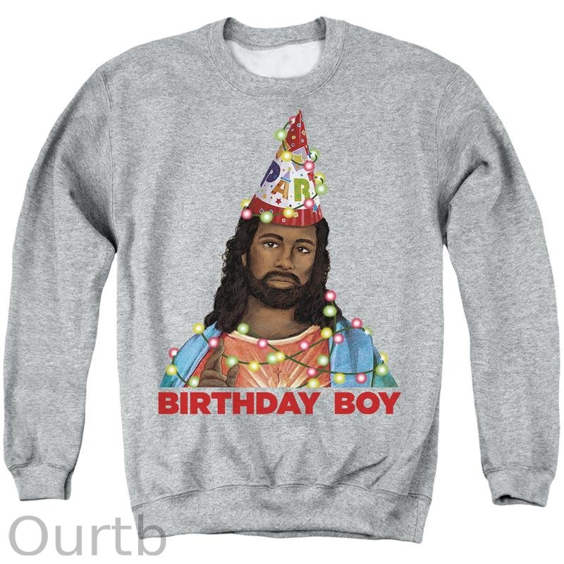 Jesus Birthday Boy Unisex Gift Adult Sweatshirts Christmas