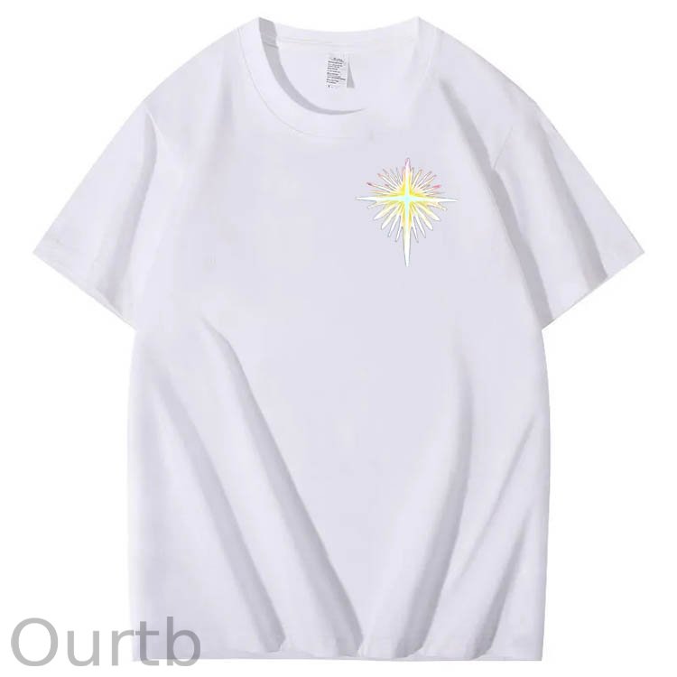 Pray About Everything Pattern Print 100% Cotton T-Shirt