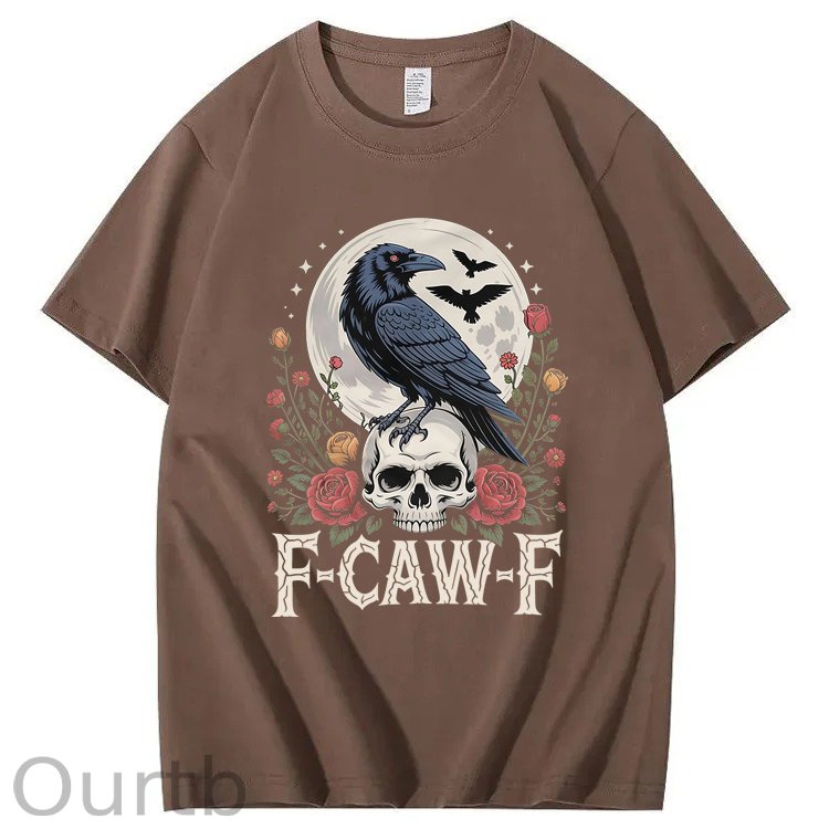 F-Caw-F Crow 100% Cotton T-Shirt