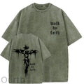 Walk By Faith Washed T-Shirt