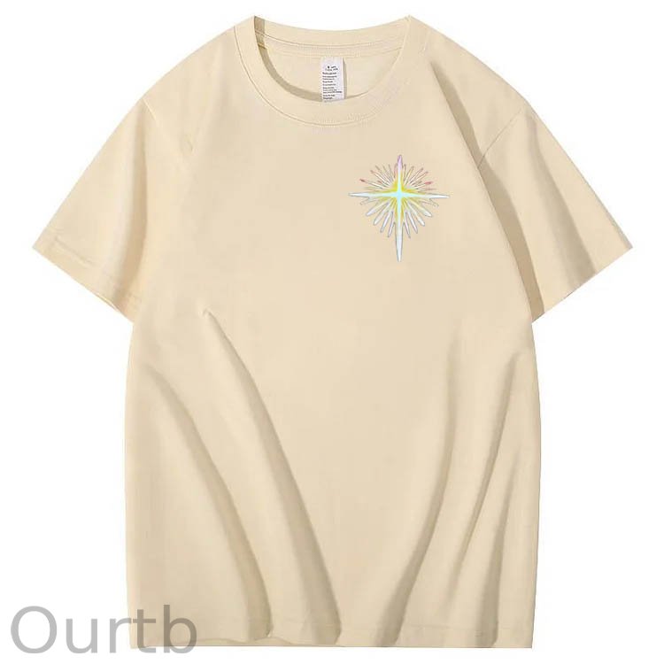 Pray About Everything Pattern Print 100% Cotton T-Shirt