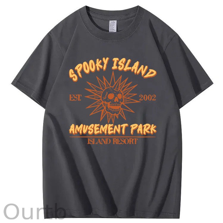Spooky Island Halloween 100% Cotton T-Shirt