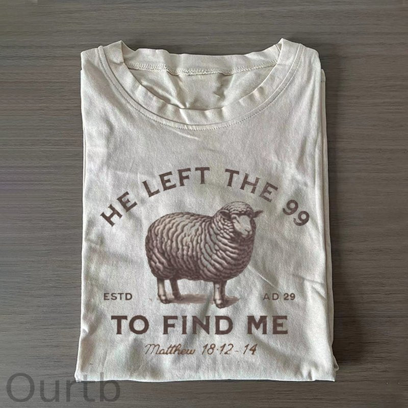 Jesus Leaves The 99 T-shirt
