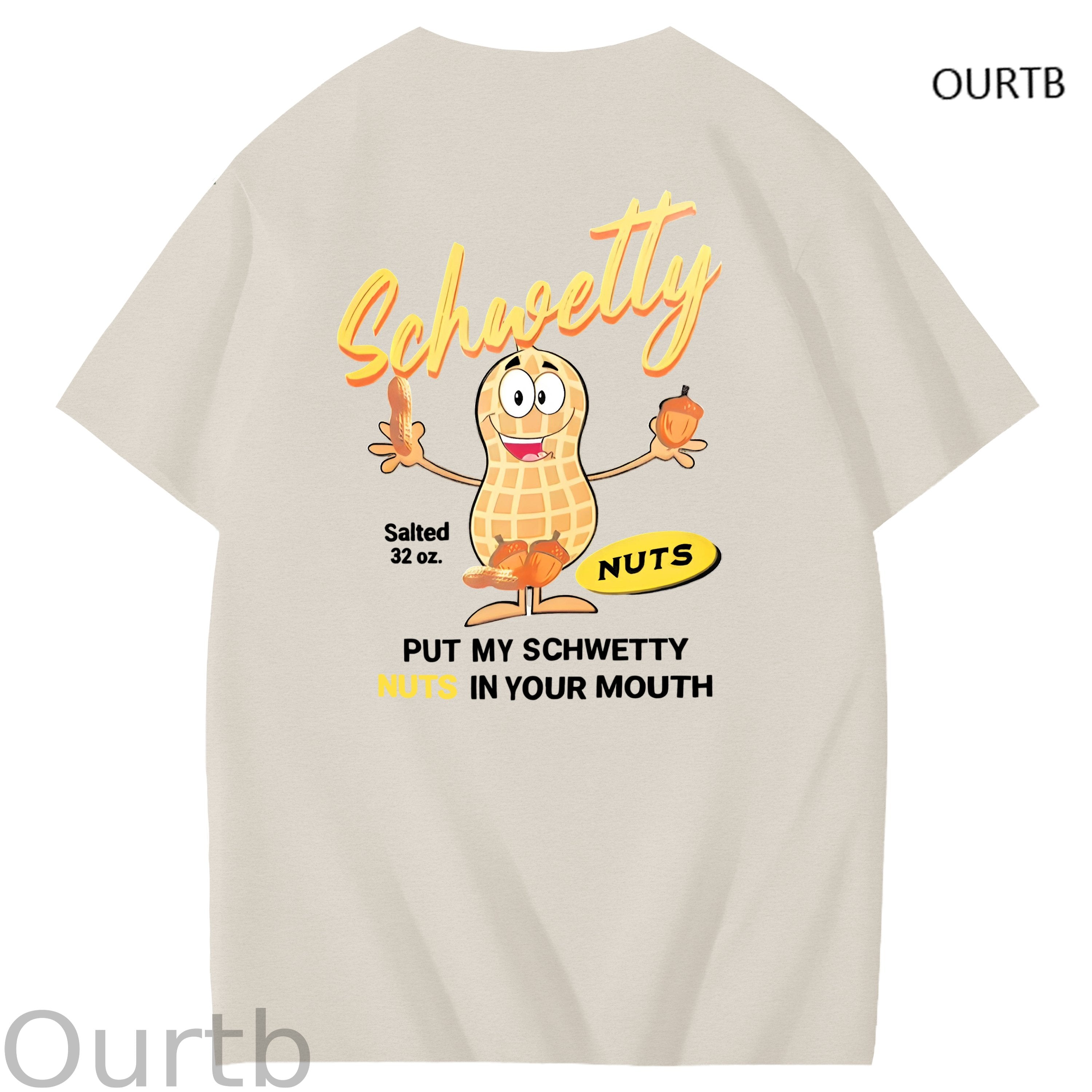 Schwetty Put My Schwetty Nuts In Your Mouth Art Pattern Print T-Shirt