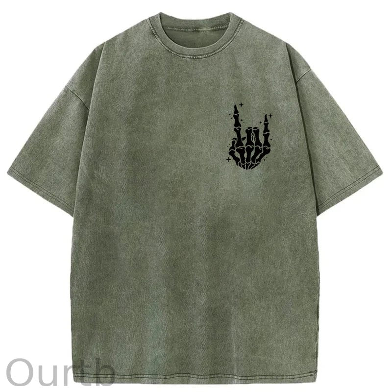 Just A Dad Who Always Came Back With The Milk Washed T-Shirt