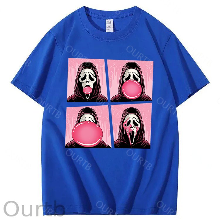 Chewing Gum Bubbles Halloween 100% Cotton T-Shirt