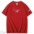 Jesus And America Pattern Print T-Shirt