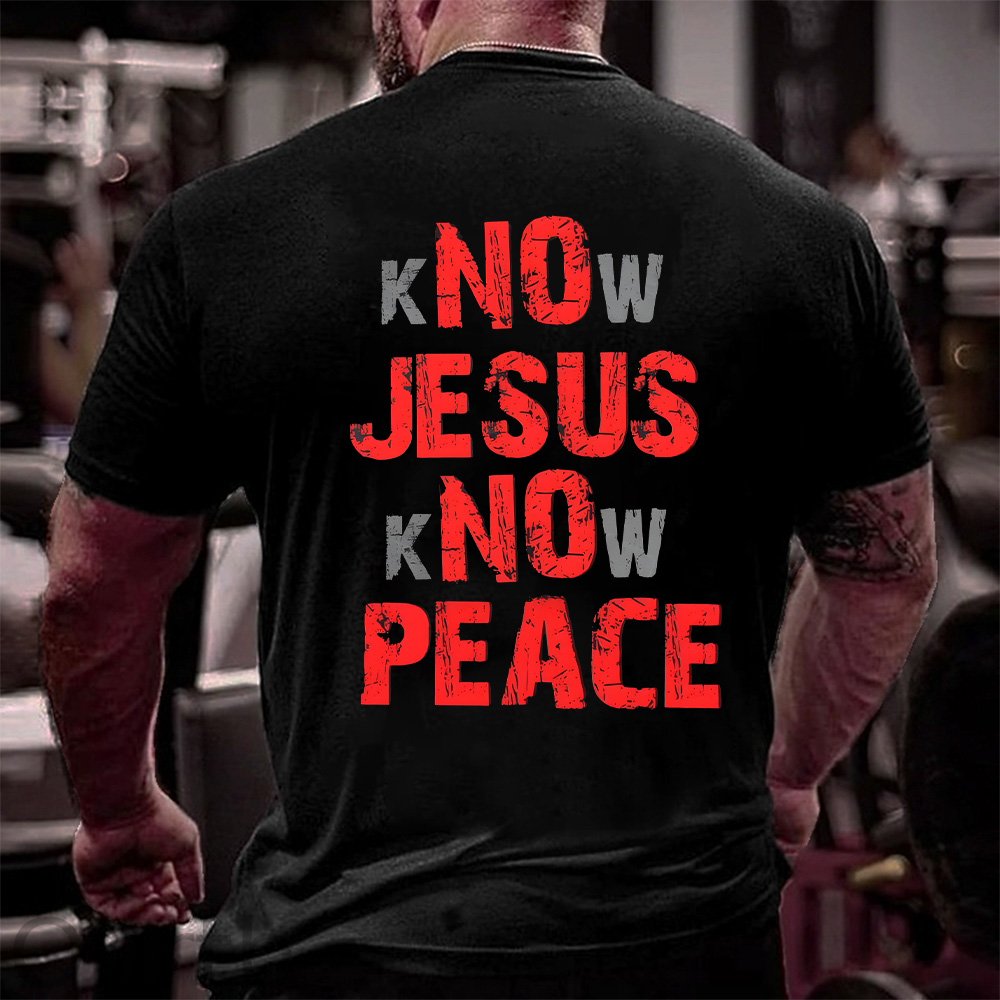 GEN X Know Jesus Know Peace Sweatshirt - Gift Christian Religious Catholic God Faith
