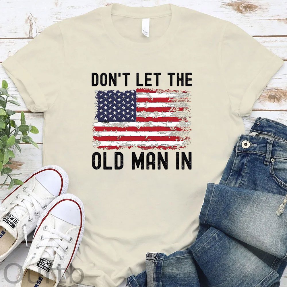 Don't Let The Old Man In  Pattern Round-Neck T-Shirt