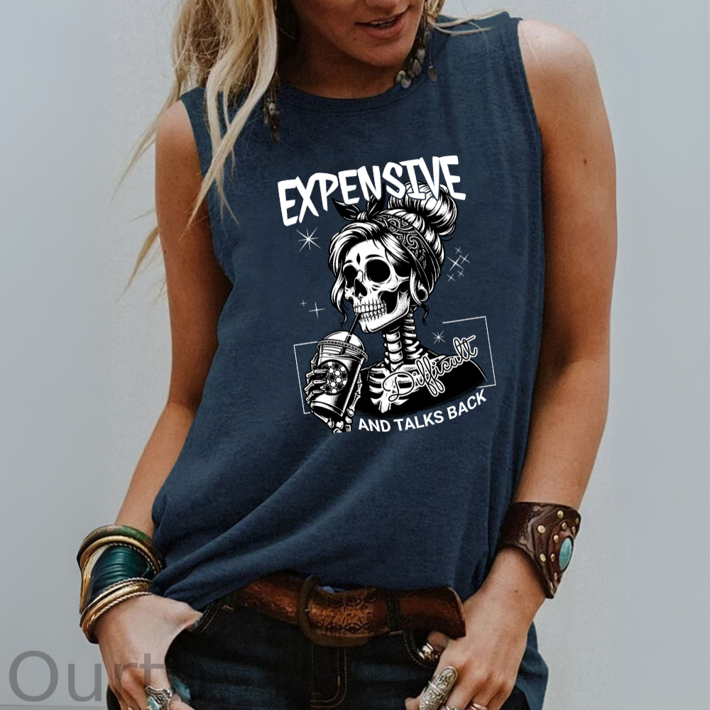 Expensive Gen X Women's Sleeveless T-Shirt, Tank Top
