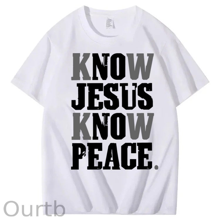 Know Jesus Know Peace 100% Cotton T-Shirt