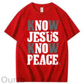 Know Jesus Know Peace 100% Cotton T-Shirt