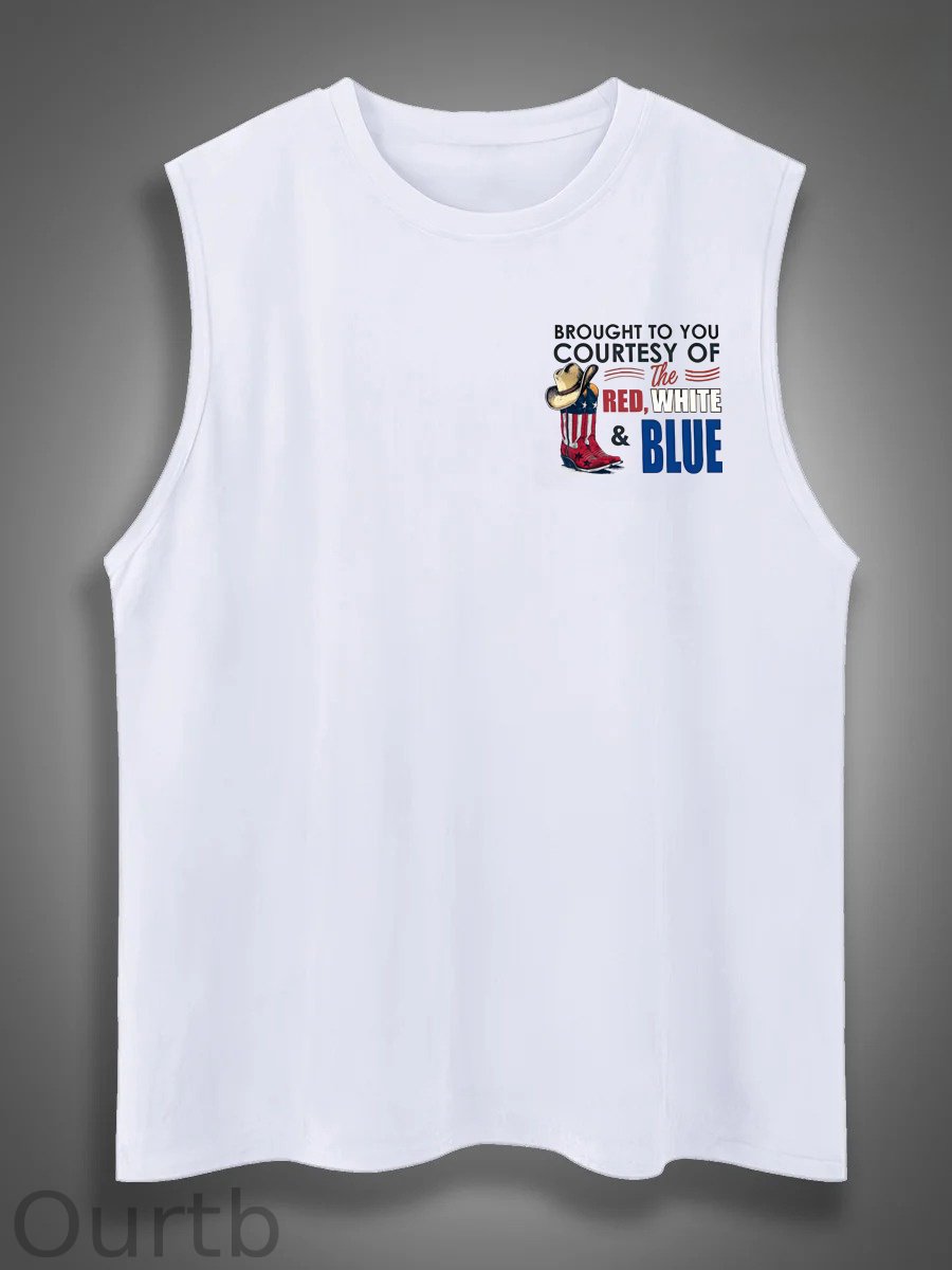 We'll Put A Boot In Your Ass Print Cotton Sleeveless Tank Tops