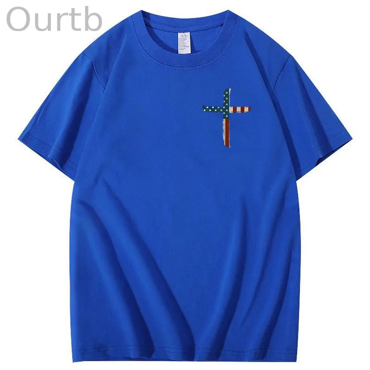 Stand For The Flag Kneel For The Cross 4th Of July T-Shirt