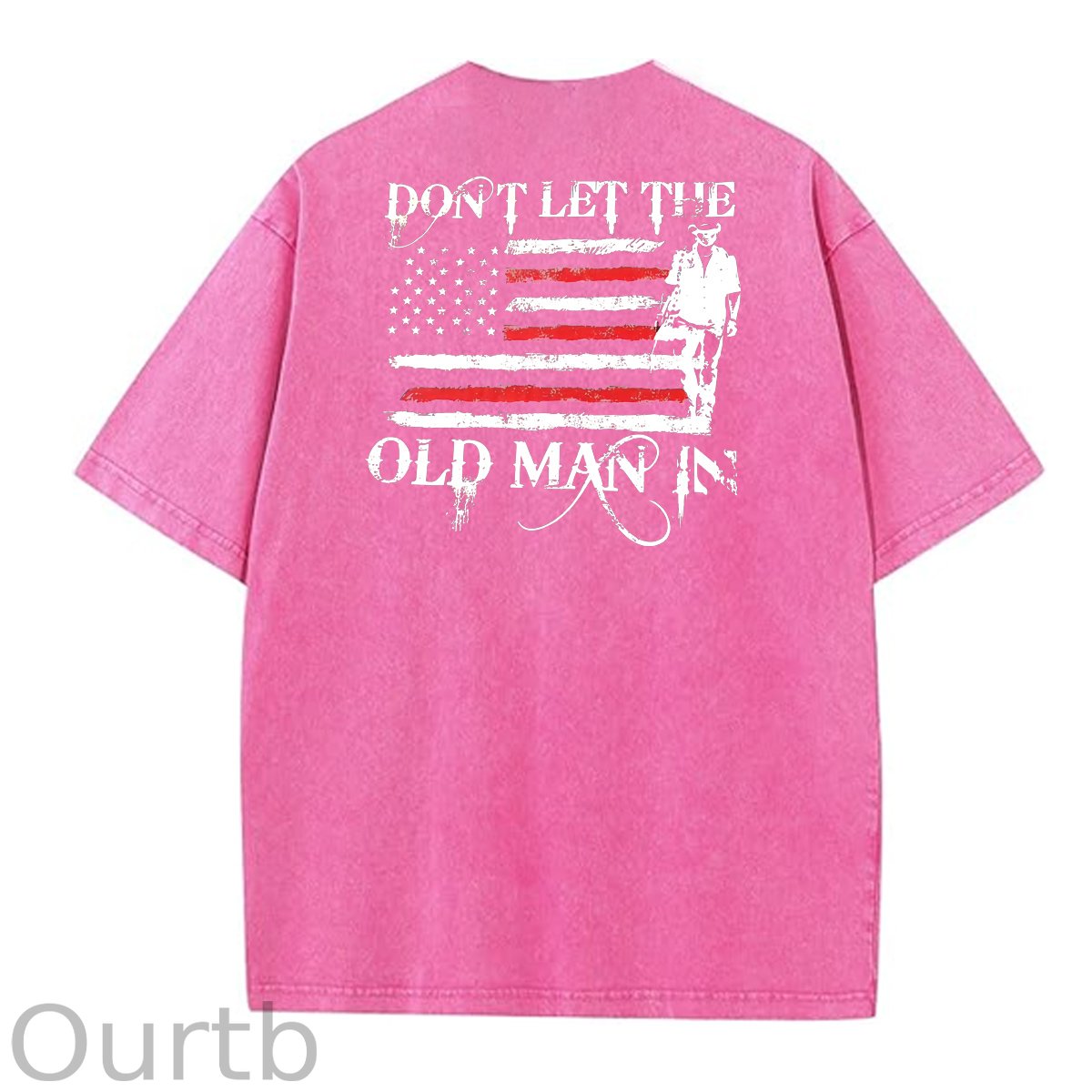 Don't Let The Old Man In Pattern Crew Neck T-Shirt