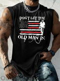 Don't Let The Old Man In  Pattern Print Vest