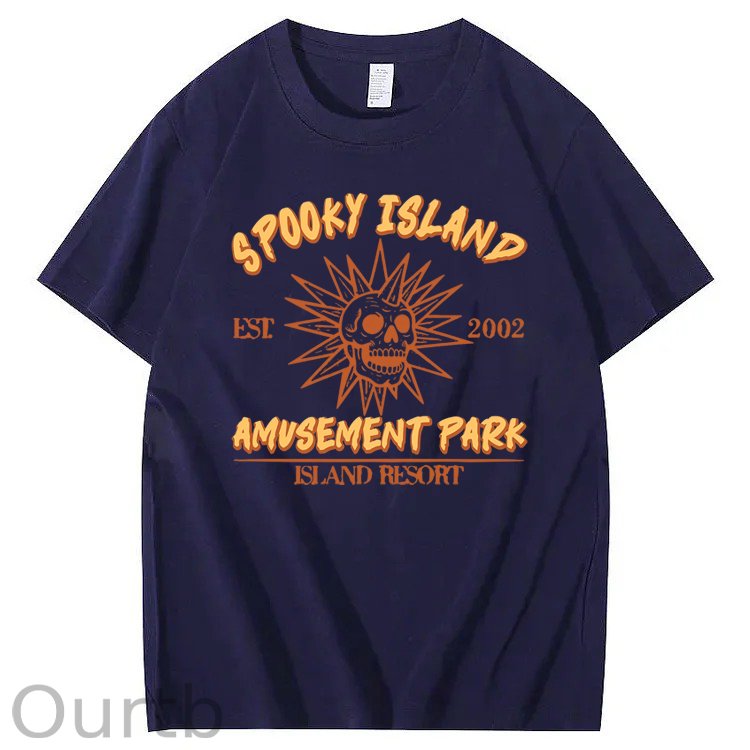 Spooky Island Halloween 100% Cotton T-Shirt
