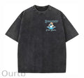 Spirit Animal Washed And Distressed Craft Pint Pattern Crew Neck T-Shirt